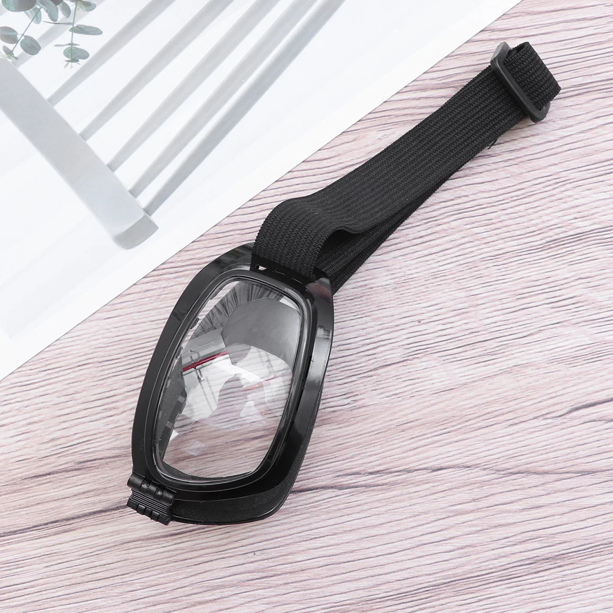 نظارات أمان للدراجات النارية بإطار أسود من الزجاج الشفاف بطبقة مزدوجة عدسة مضادة للضباب ومضادة للأشعة فوق البنفسجية ومضادة للصدمات والرياضات الخارجية وركوب الدراجات #2