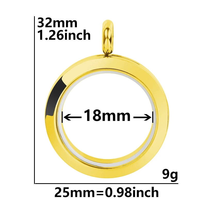 1 Stück Edelstahl zu öffnende Glasmünze Lünette Feuerbestattung Urne Medaillon Anhänger rund zuverlässig Bild Medaillon iPлон Schmuck