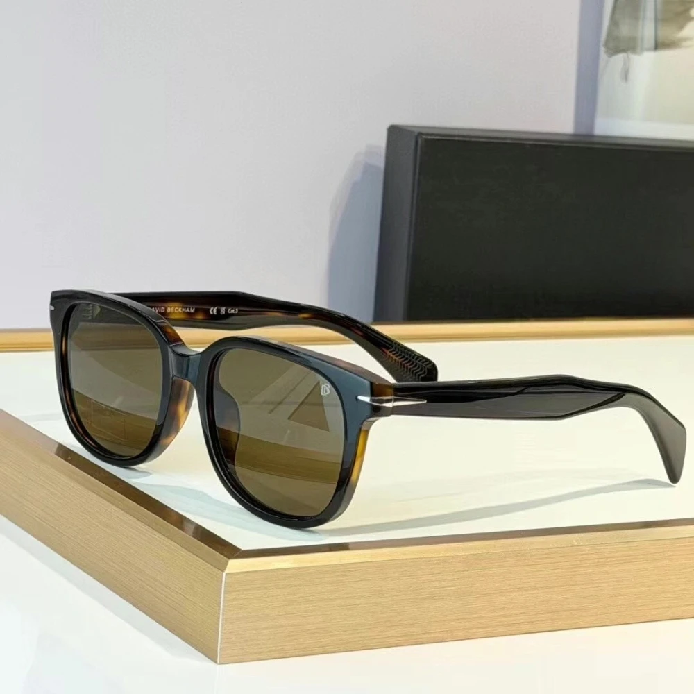 Luxury Brand DB1177S Square Sunglasses UV400 Tortoiseshell Acetate Frame Fashion Shades Men Women Driving Outdoor Travel Eyewear