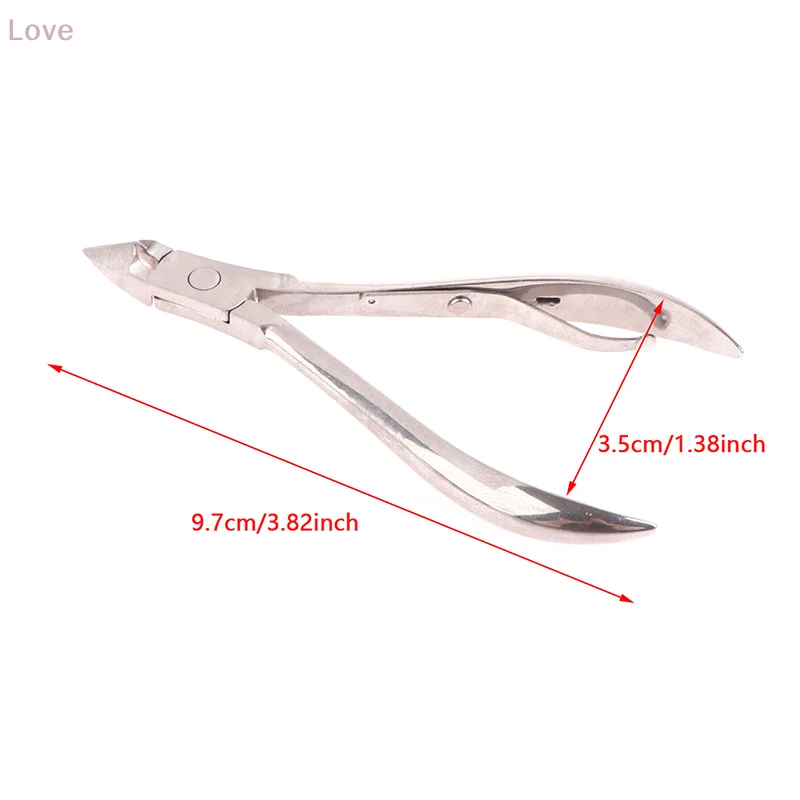 [L & P] كماشة إهاب الأظافر مقص بشرة الأظافر كليبرز المتقلب مزيل الجلد الميت باديكير الفولاذ المقاوم للصدأ القواطع أداة