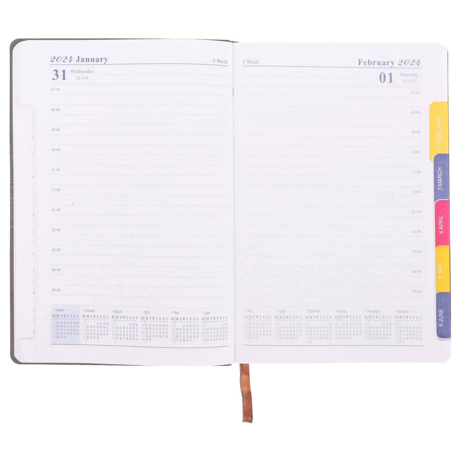 

The Notebook 2024 Agenda Planner for Portable Blue Convenient Academic Journal Travel