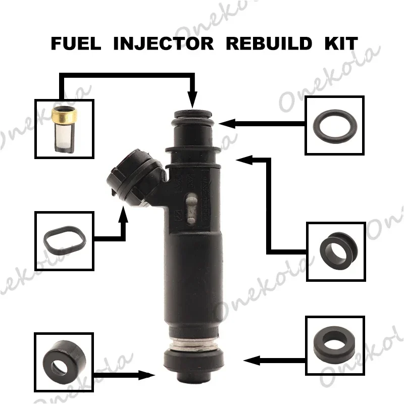 

Fuel Injector repair kit Orings Filters for Mitsubishi Montero 2003-2006 3.8L V6 195500-4370 MR578878
