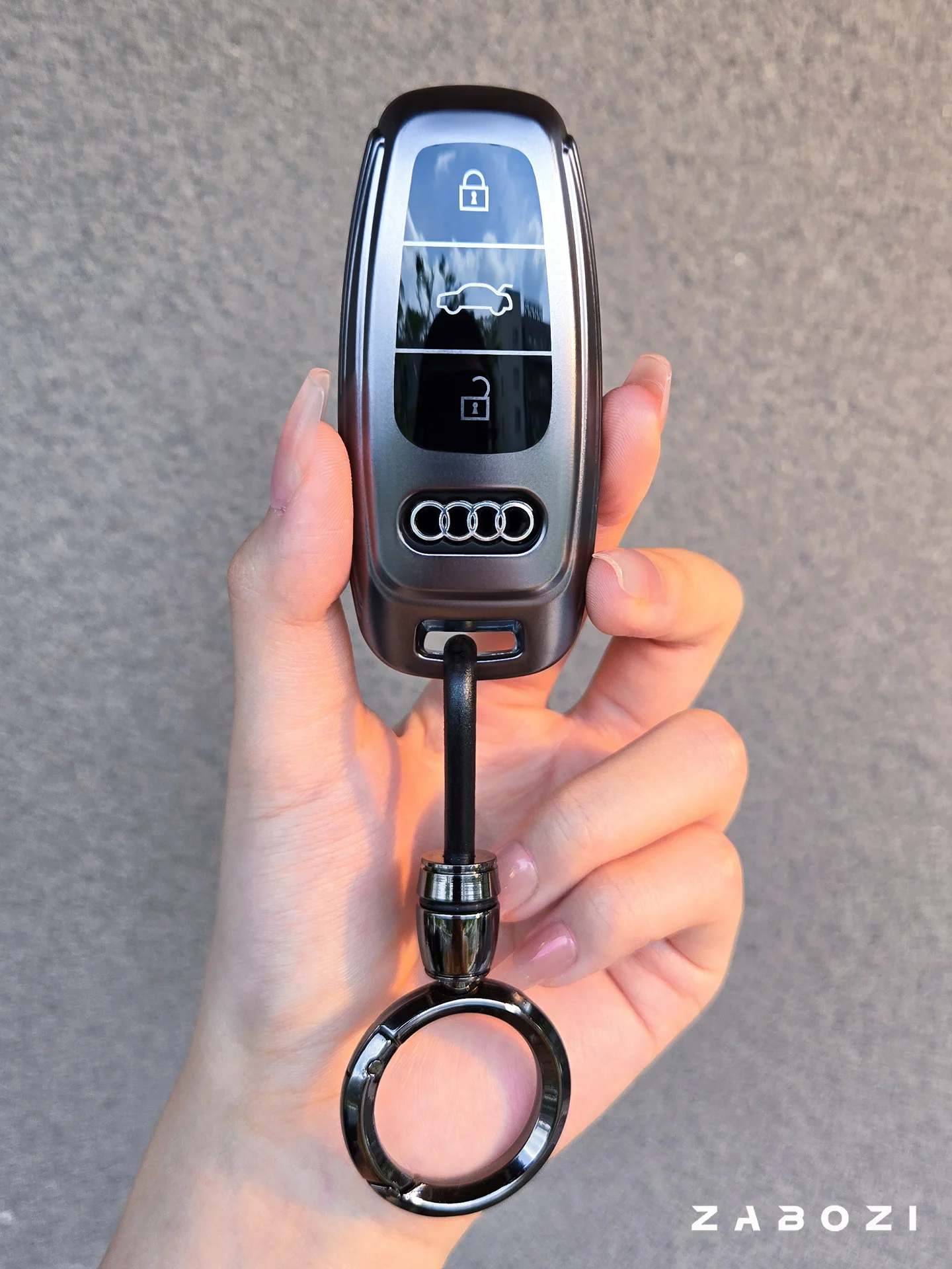 Автомобильный чехол для ключей из цинкового сплава, металлический чехол для ключей для Audi S Line Allroad Quattro A3 A4 A5 A6 A7 A8 Q5 S3 S4 S5 S6 S7 RS4 RS5 SQ5 Автомобильный чехол для ключей из цинкового сплава, металлический чехол для ключей для Audi S Line Allroad Quattro A3 A4 A5 A6 A7 A8 Q5 S3 S4 S5 S6 S7 RS4 RS5 SQ5