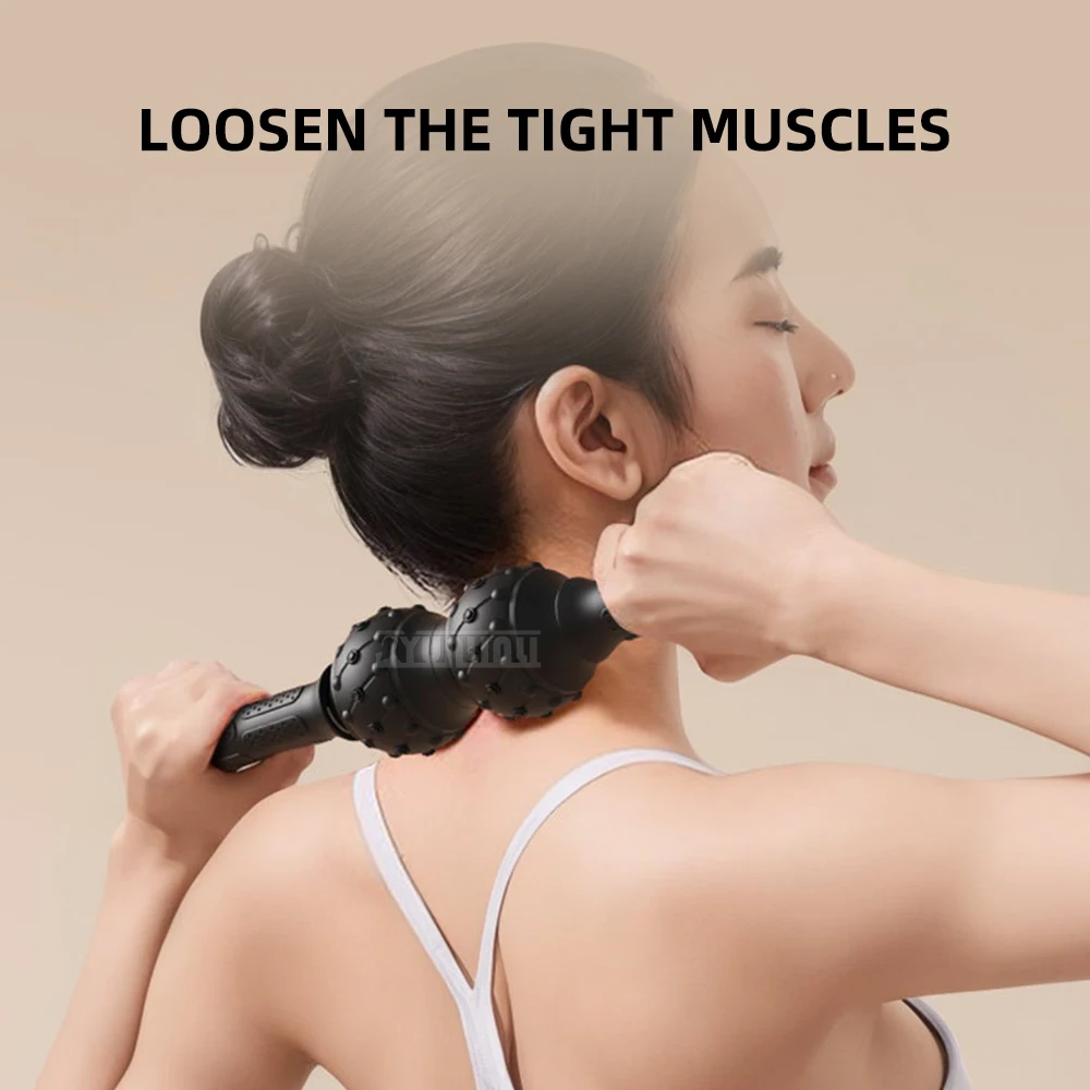 

Электрический расслабляющий ролик для йоги, фасции, массажер для мышц, вибрирующий ролик для йоги