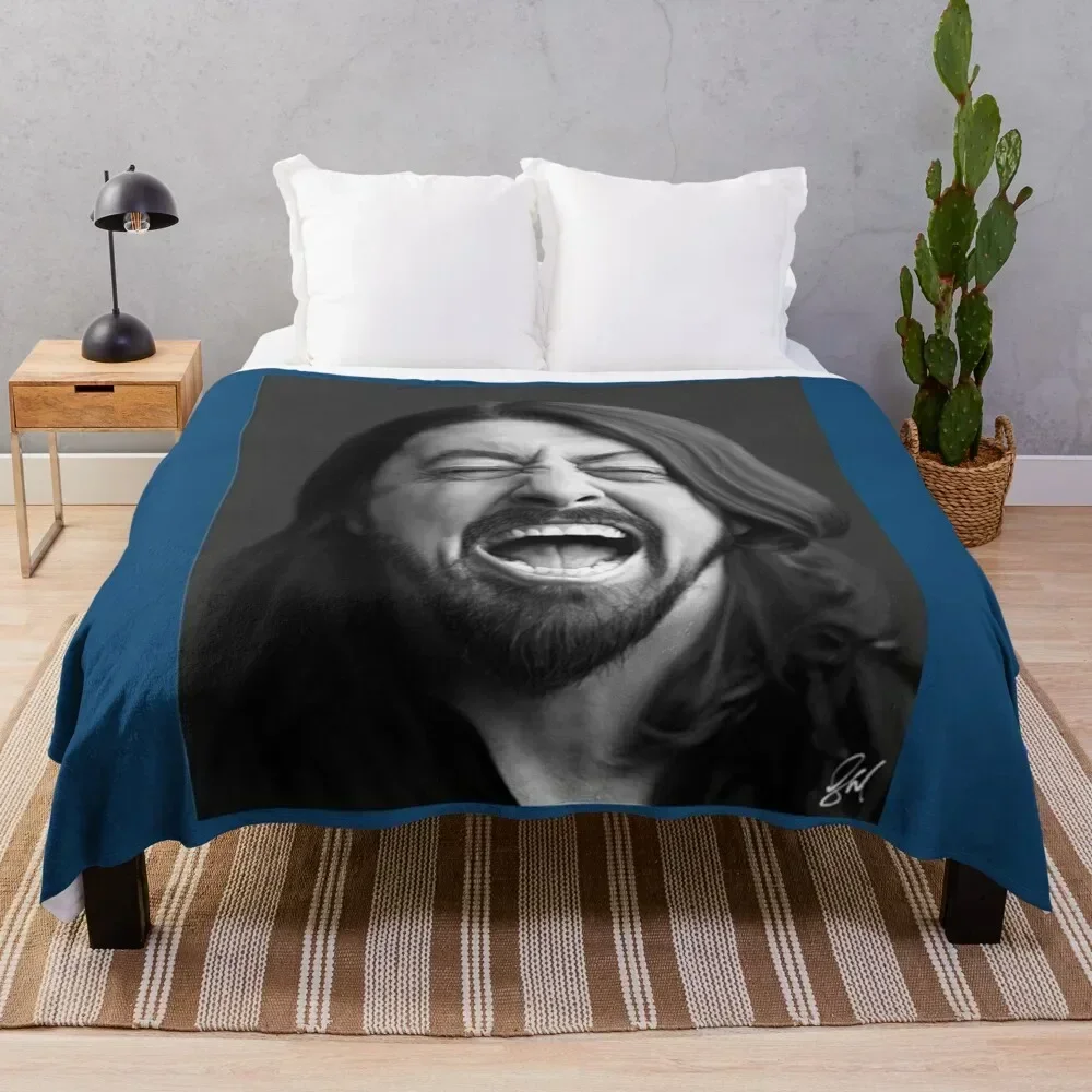 

Grohl Throw Blanket Easy Care Comfortable Blanket for Couch