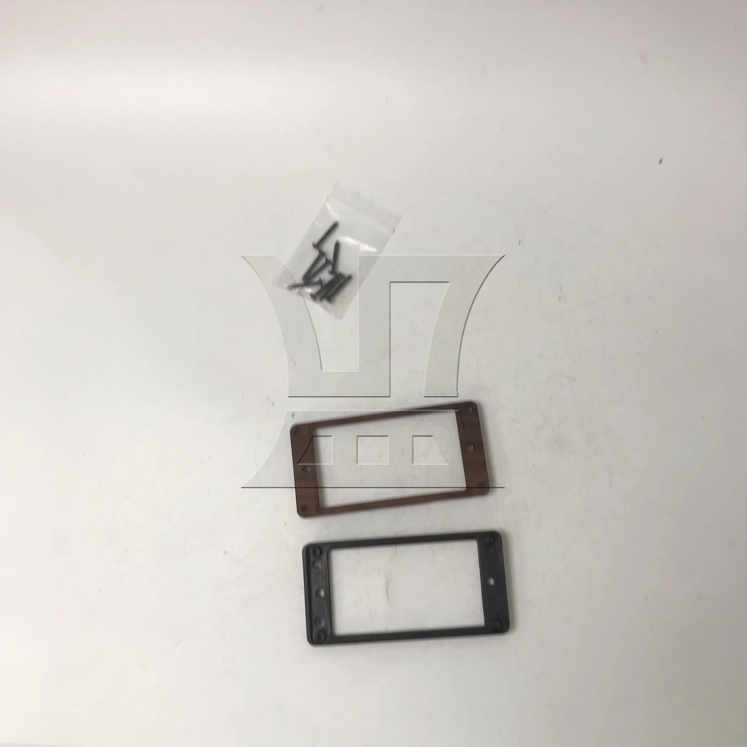 Yibuy 2pcs 9.2cm Rosewood Humbucker Pickup Mounting Ring Set Light Guitar Parts for electric guitar humbuckers