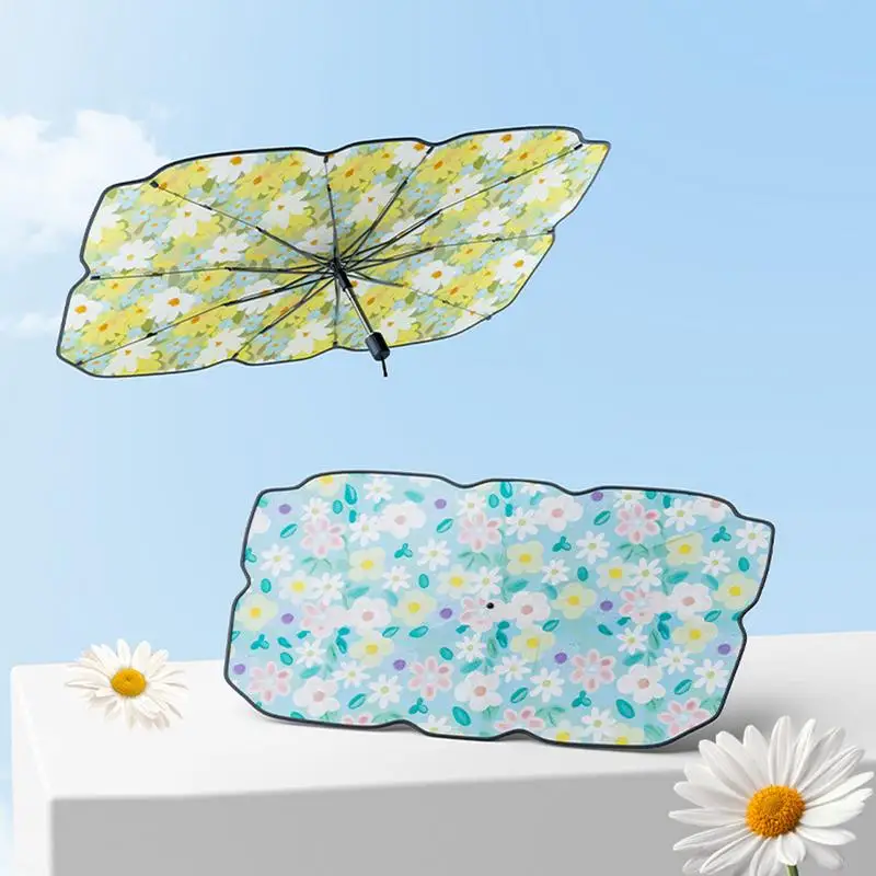 Car Windscreen Sun Shade Car Windshield Cover Heat Insulation Automotive Sun Protector Accessories For Outdoor Road Trip Daily