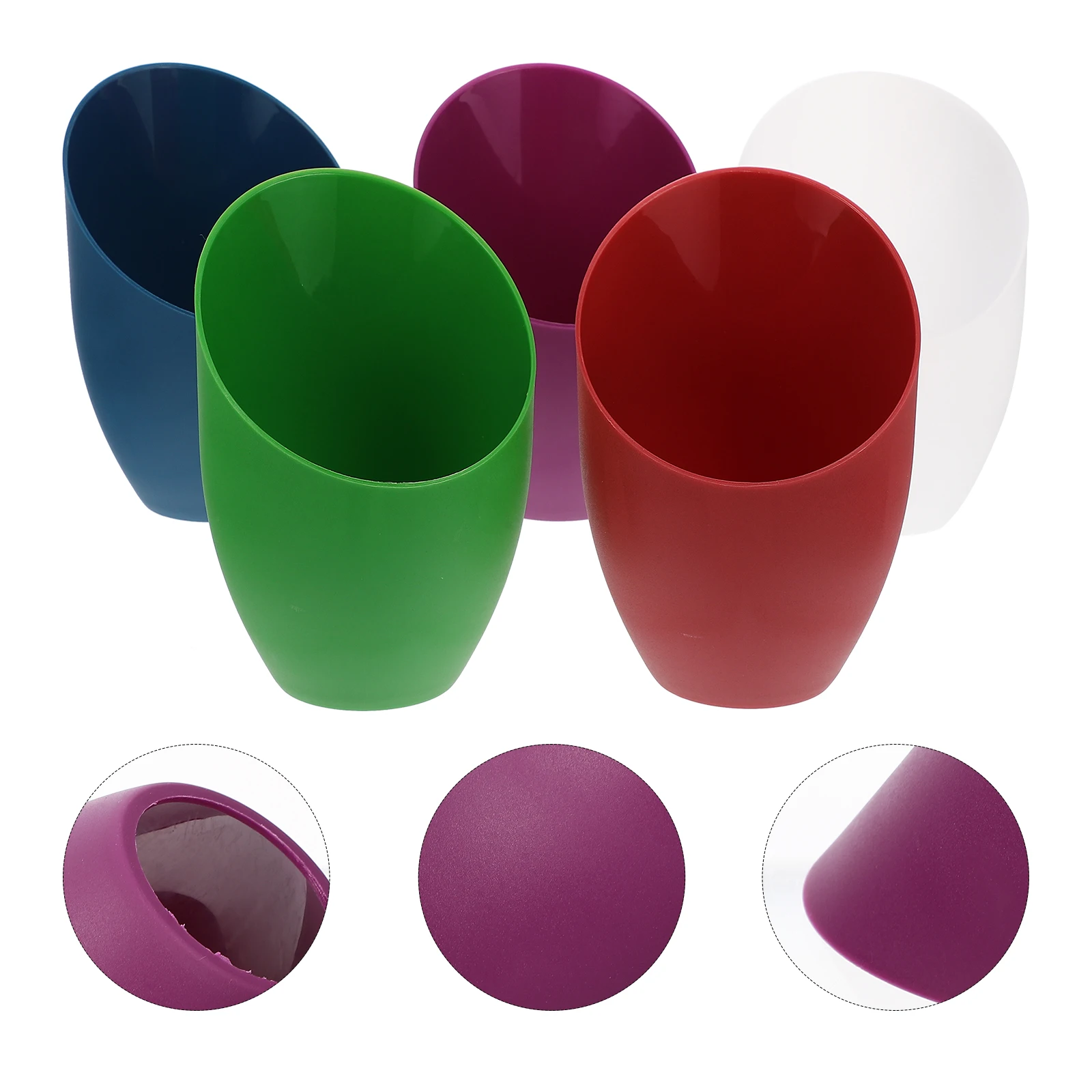 

5 Pcs Plastic Lampshade Gift Chic Horseshoe Floor Shades Globe Room Decoration Creative Cover Replacement Dust Prevention