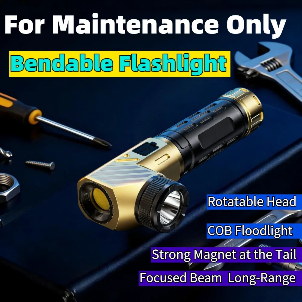 

Новый мощный магнитный рабочий фонарь и угловой фонарик с аккумулятором, ультраяркий, дальнобойный, портативный, для ремонта