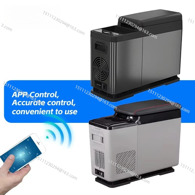 

Portable Armrest Fridge Compressor 12V/24V Mini Freezer with Cooling Function Durable Plastic Luxury Cars
