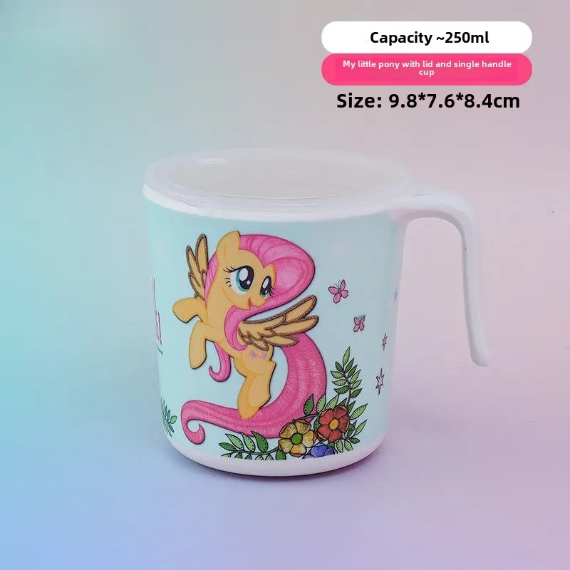 My Little Pony Twilight Sparkle Rainbow Dash Anime Peripheral Cartoon Food Grade Melamine Children's Household Tableware Set