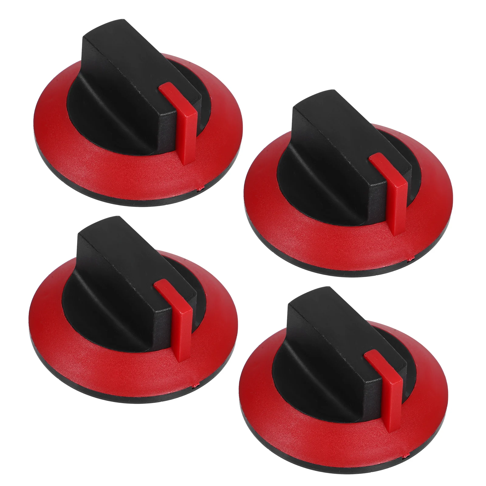 

4 Gas Stove Knobs Replacement Universal Accessories Cooker Control Range Household Plastic Smooth Surface Durable Construction