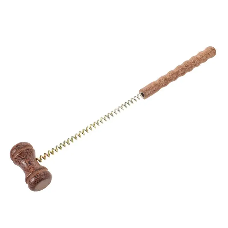 Wooden Massager Ball Hammer Reduce Soreness Percussion Spring Ball Massager Reduce Fatigue For Office