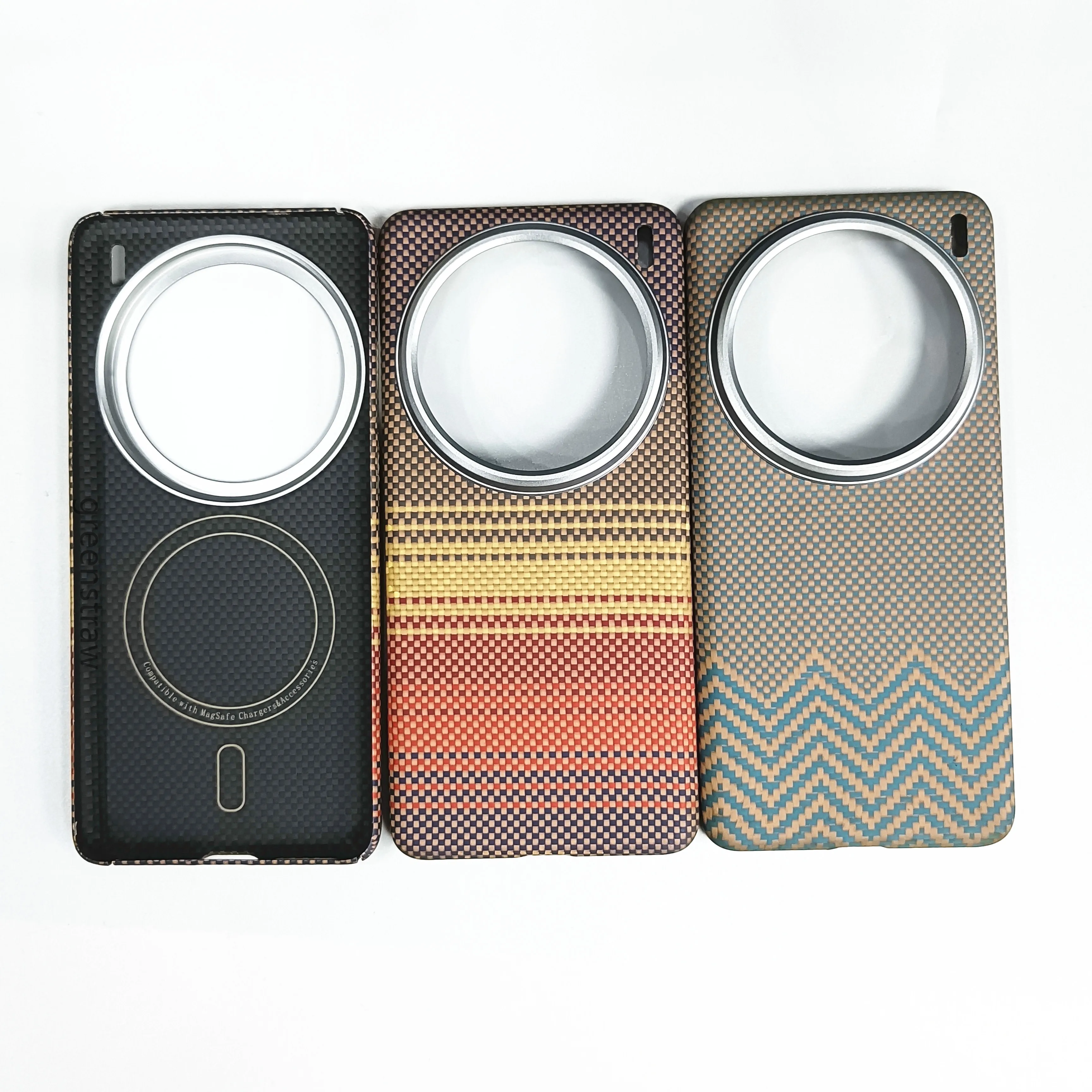 Genuine Aramid Carbon Fiber Magnetic Phone Back Cover For VIVO X200 Pro Matte Ultra Thin Hard Light Sunset Moonrise Magsafe Case