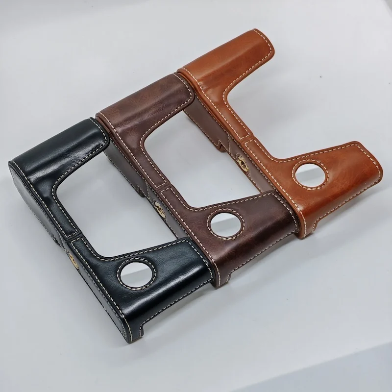 Camera Half Body Set Bottom Case For Fujifilm X-Pro3 xpro3 xpro 3 PU Leather Bag Cover Accessories