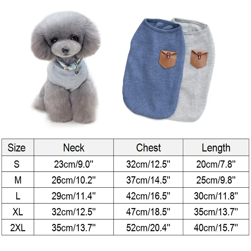 YUDODO Summer Cool Dogs Clothing for pets Chihuahua Teddy Solid Color Puppy Cat T-Shirt Breathable Cotton Vest S-2XL
