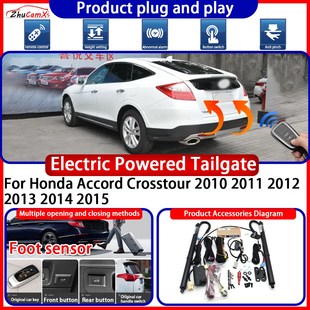 OEM Powered Tailgate for Honda Accord Crosstour 2010 2011 2012 2013 2014 2015 anti pinch Smart Intelligent Trunk Control Gate