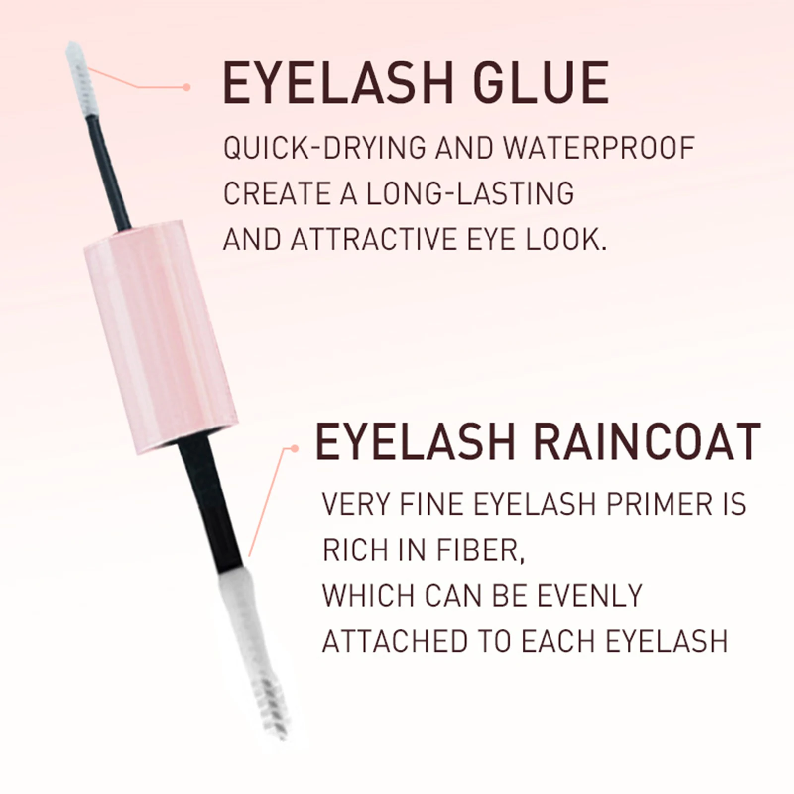 Set di colla e pinzette per extension ciglia naturali 20D 30D 40D fai-da-te con custodia per ciglia volume 1 scatola