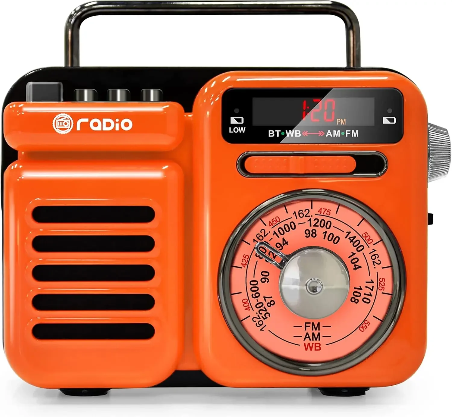

Radio Hand Crank with TF Card USB Charge Hand Crank Mini FM Radio