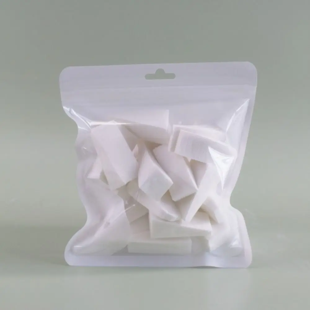 Spugna per trucco triangolare morbida Soffio per cipria liscio asciutto e bagnato Fondotinta liquido Spugna per miscelazione Soffio per sbavature Soffio cosmetico da donna