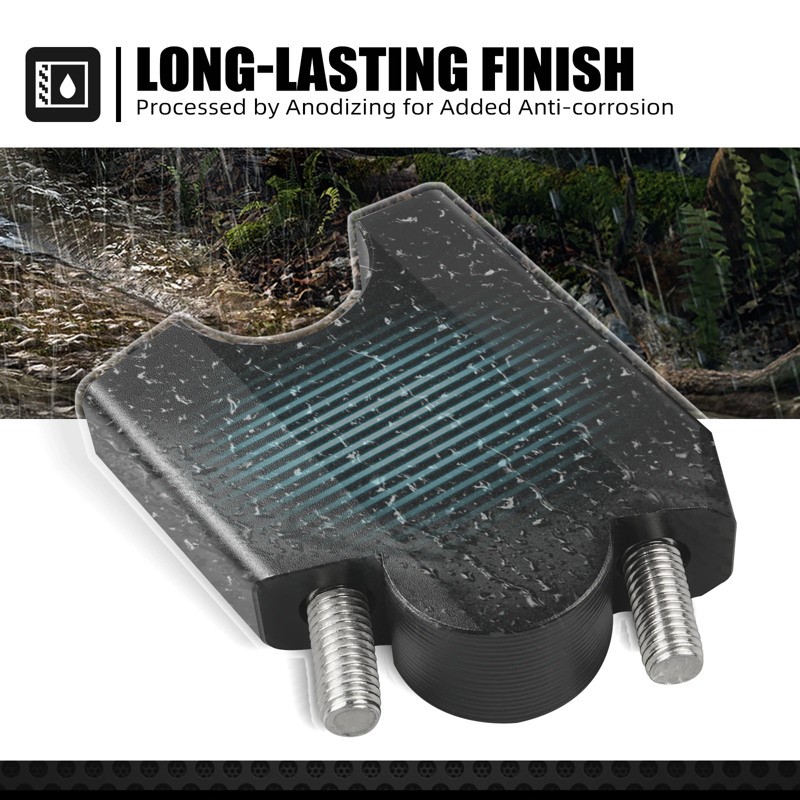 Motorcycle Aluminum 2" Rise 28mm Handlebar Risers for Yamaha Tenere 700 XT700Z 2019 2020 Tenere700 1-1/8" Handle Bar Risers - Image 5