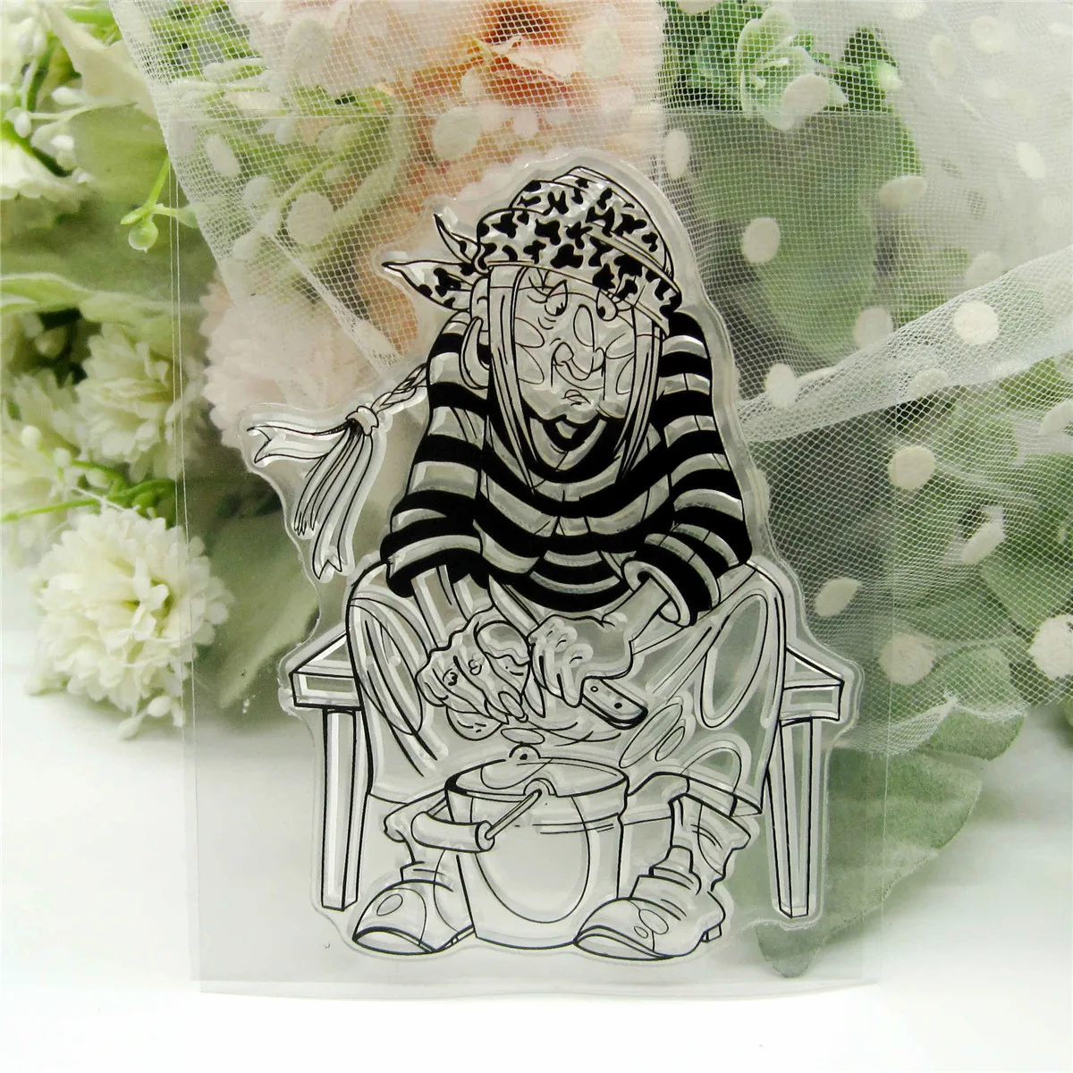 Clear Monkey Transparent Stamp  Metal Cutting Dies for the Holidays, Mold Card Scrapbook, Paper Craft, Knife Mould, Blade Punch