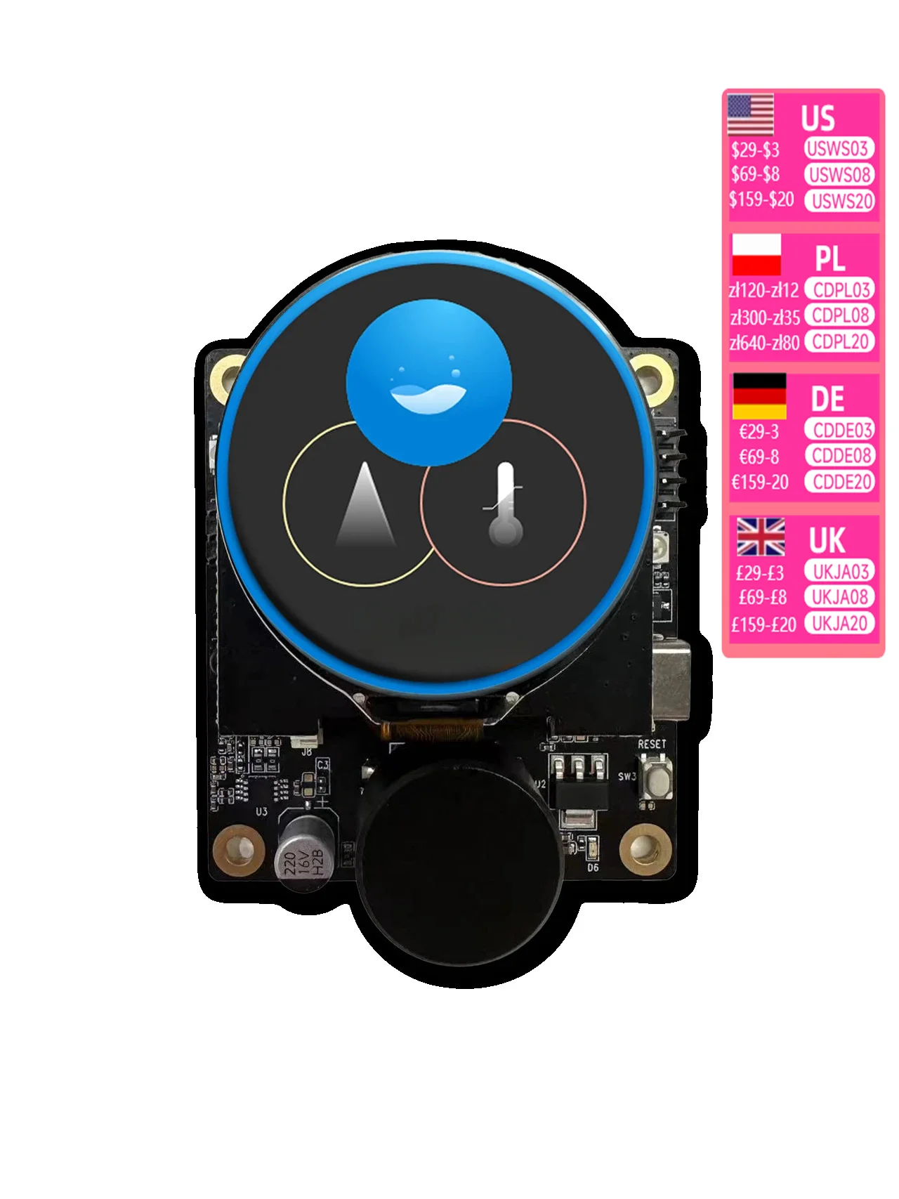 c3 Knob Screen Development Board ESP32-C3-LCDkit