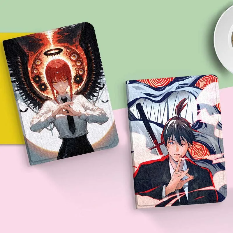 

Chainsaw Man Cartoon Cool For Xiaomi Redmi Mi Pad 4 5 6 6s 7 8 SE Pro 2 11 Plus Max 12.4 11 11.2 12.5 8.7 inch Tablet Case