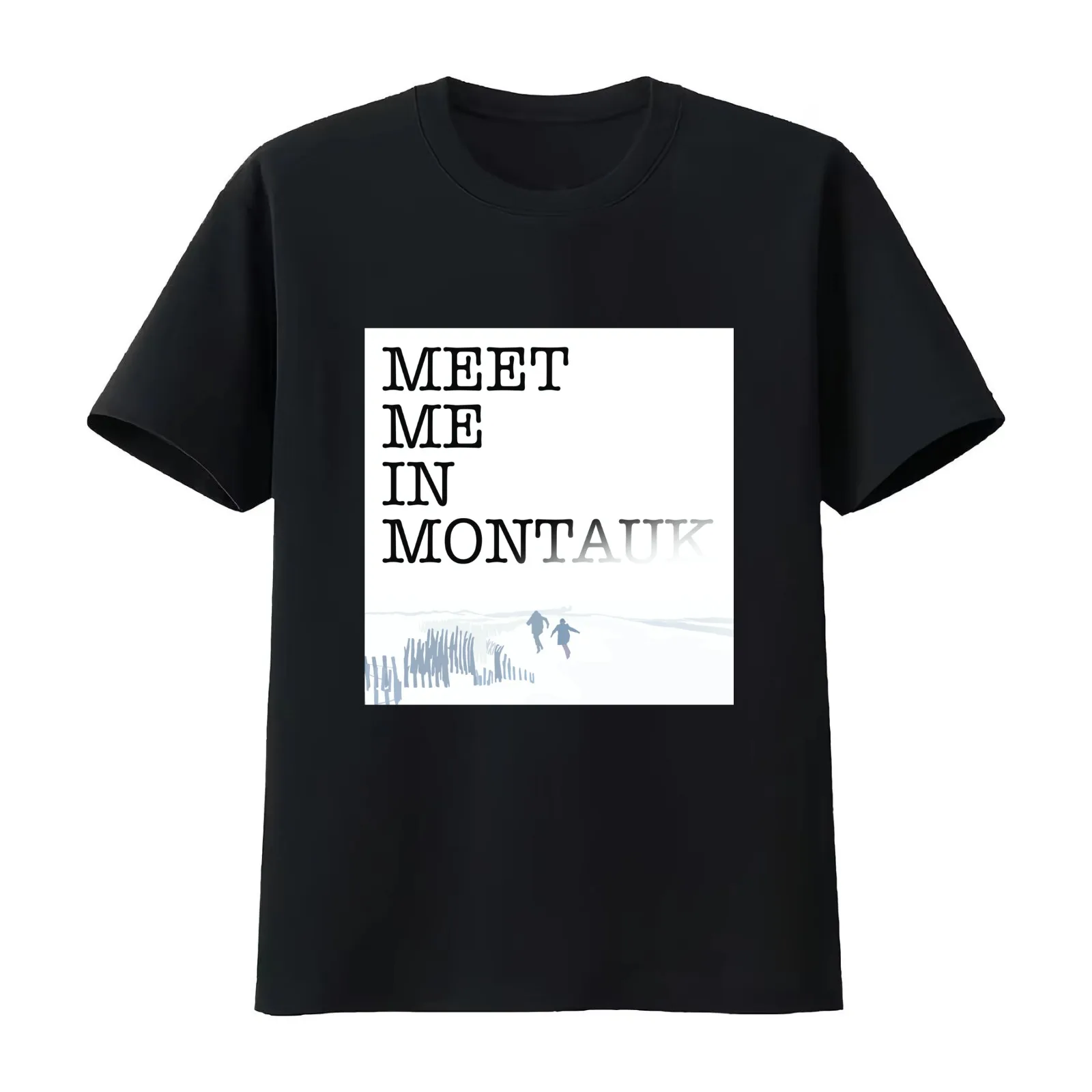 Clementines Montauk Invitation: A Minimalist Tribute to Eternal Sunshine T-Shirt Summer Casual Cotton Tee Unisex Men Women