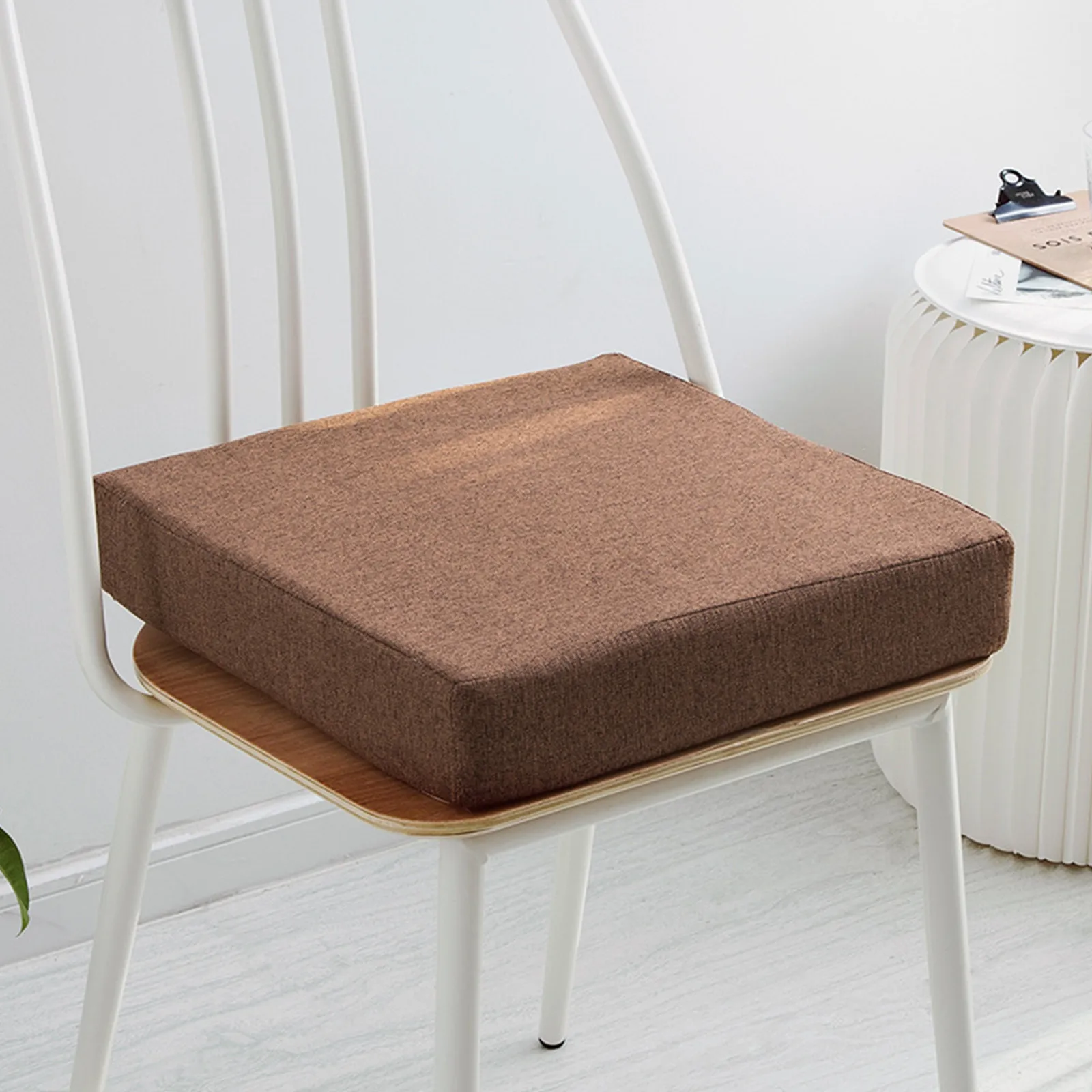 Thicken Chair Cushion 35D High Density Foam Cushion Solid Wood Sofa Cushion Floor Cushion Pillow Tatami Sofa Office Foam Cushion