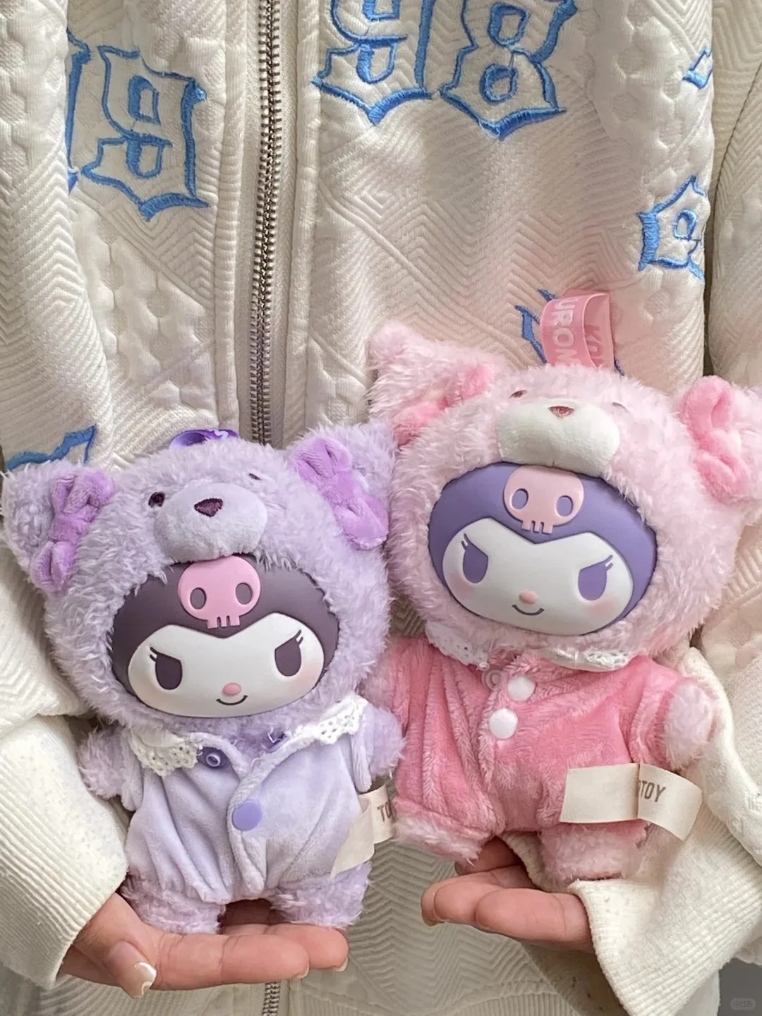 

Sanrio Kuromi Peach Berry Vinyl Plush Blind Box Toy Cute Anime Action Figure Kawaii Doll Packback Bag Pendant Kids Surprise Gift