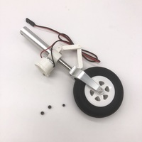 Nose and Rear Landing Gear Strut and Wheel for Freewing F22 F-22 90mm Raptor RC Plane Model