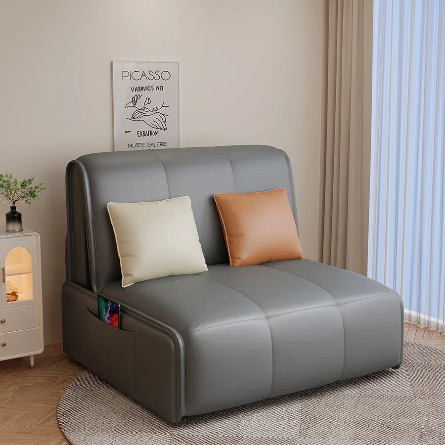 

Intelligent electric sofa bed foldable multi-functional cat scratching cloth small apartment living room remote control automati