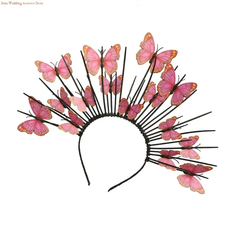 G92D leśna ozdoba do włosów w kształcie motyla symulowana konstrukcja dla dziewczynek do odgrywania ról