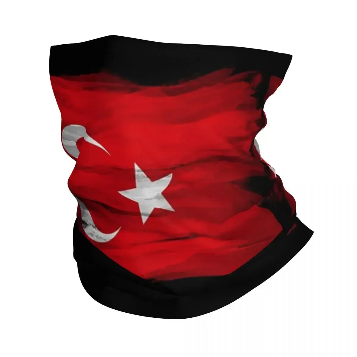 

The Republic Of Turkey Flag Bandana Neck Cover Printed Wrap Scarf Multi-use Balaclava Riding Unisex Adult Windproof