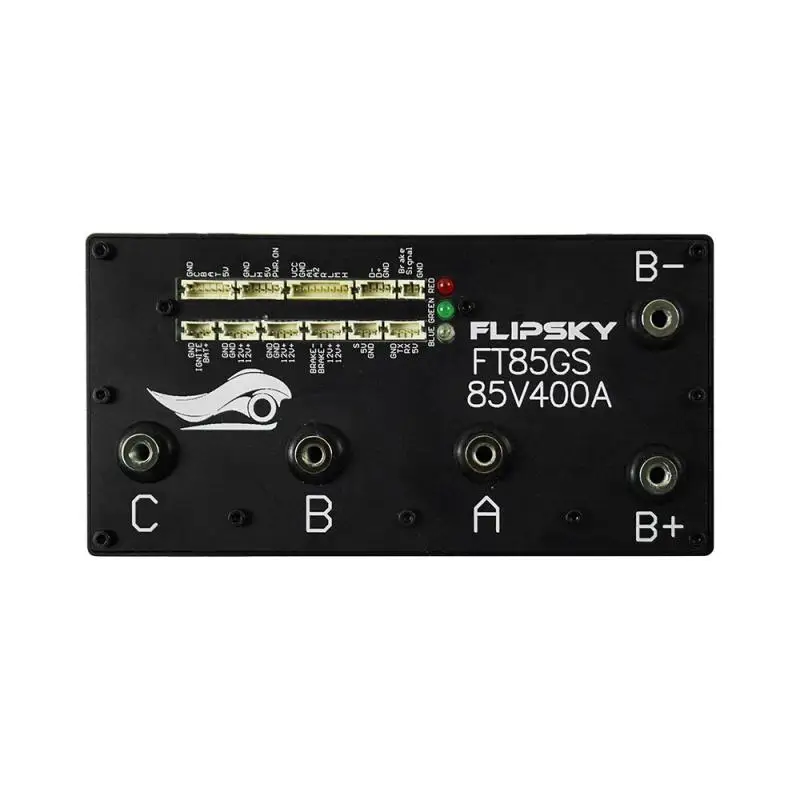 Flipsky FT85GS ESC 85V 400A com caixa de alumínio não-VESC para robô de combate de folha eletrônica prancha de surf robô AGV