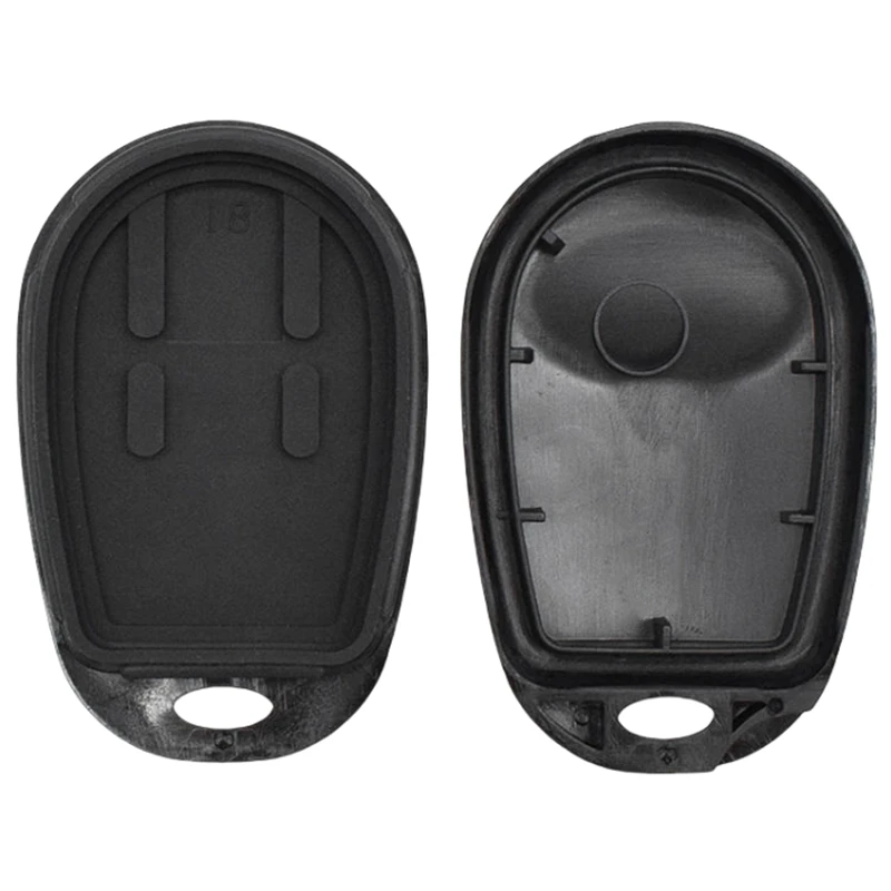 Flybettter oem 10 peças capa de chave de substituição de 4 botões concha de chave remota para toyota camry highlander sequoia