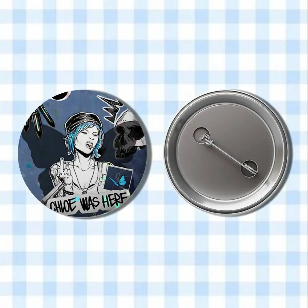 Life Is Strange Game Badges Button Round Creative Pin Brooch Badge Bag Decor Accessories Fans Collect