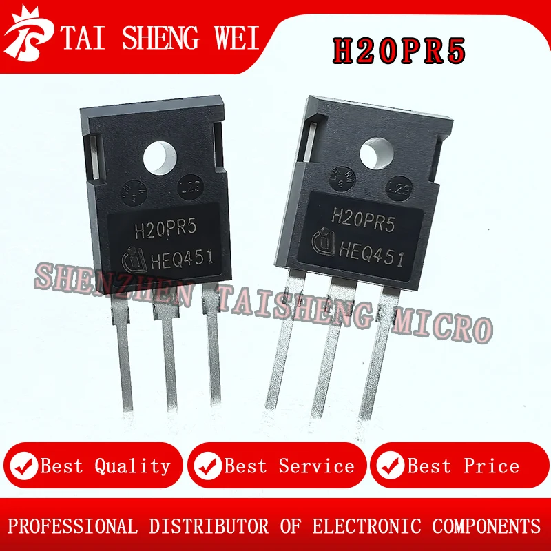 5PCS Brand New IHW20N135R5 H20PR5 Induction Cooker Common IGBT Single Tube 20A1350V TO-247