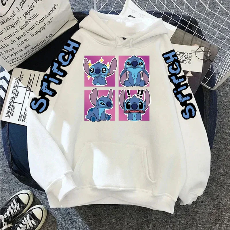 Lilo & Stitch Woman Clothing Sweatshirts Hoodie Long Sleeve Women\'s Sweatshirts Y2k Hoodies Clothes Stitch Disney Y2k Clothes