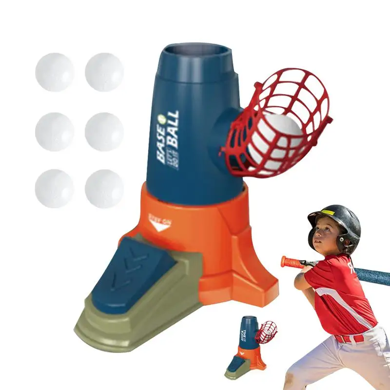 

Baseball Pitching Machines 2 In 1 Baseball & Softball Pitching Machines With 6 Balls Baseball & Tennis Pitching Machine T Ball