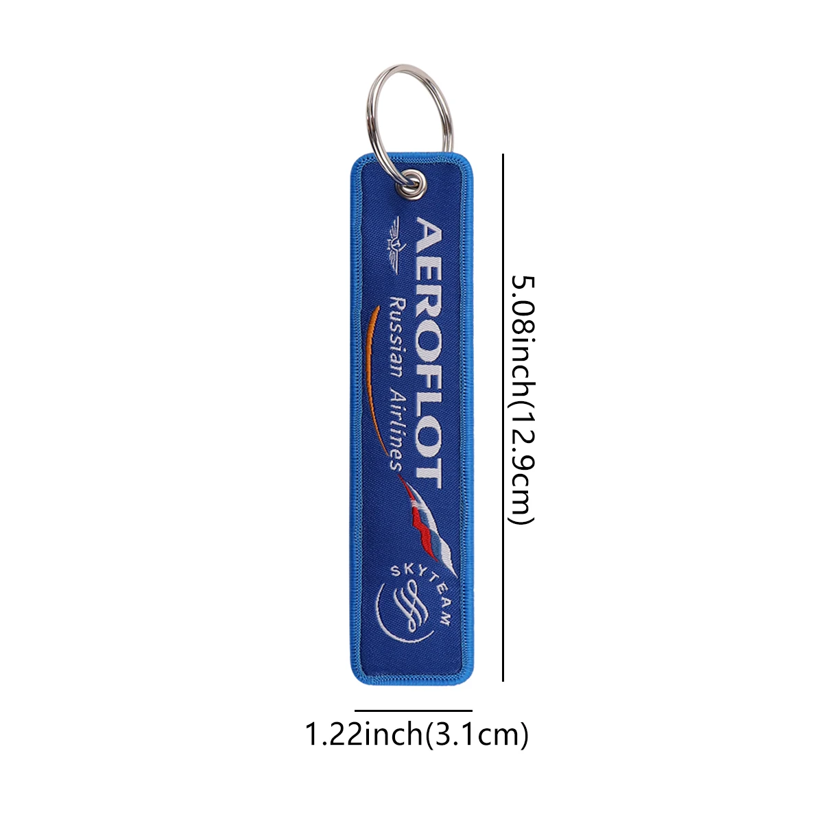 1 stücke Luftfahrt Logo Gestickte Schlüssel Tag Schlüsselanhänger Für Motorräder Auto Mode Rucksack Zubehör Freunde Geschenke – Detail 4