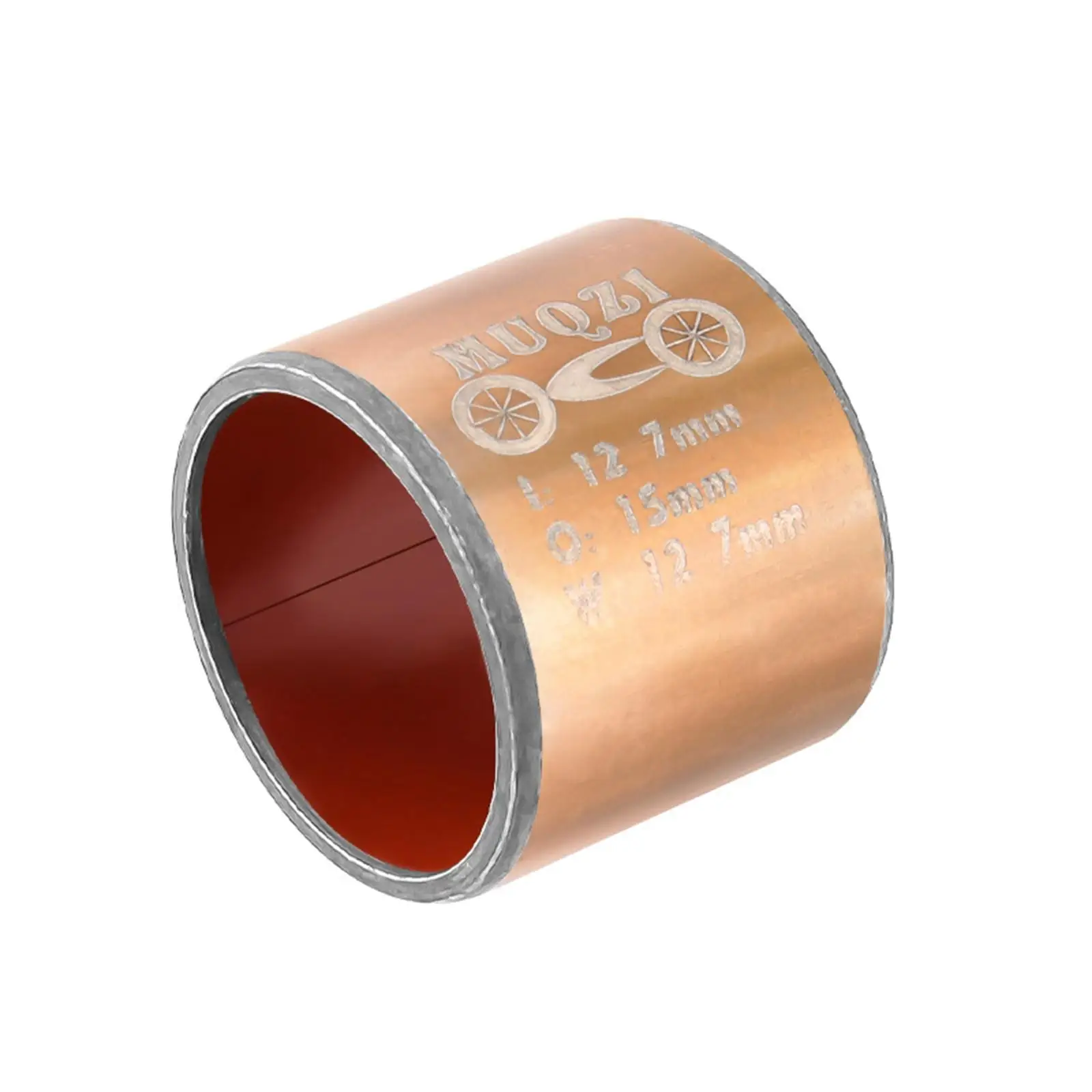 Mountain Bicycle Shock Absorber Bushing DU Bushing Tube CNC Machined Composite Material 12.7x15x12.7mm for Rear Shock Upgrade