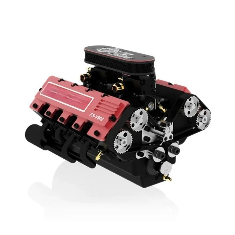 V8 eight-cylinder engine assembly version belongs to methanol engine RC engine model