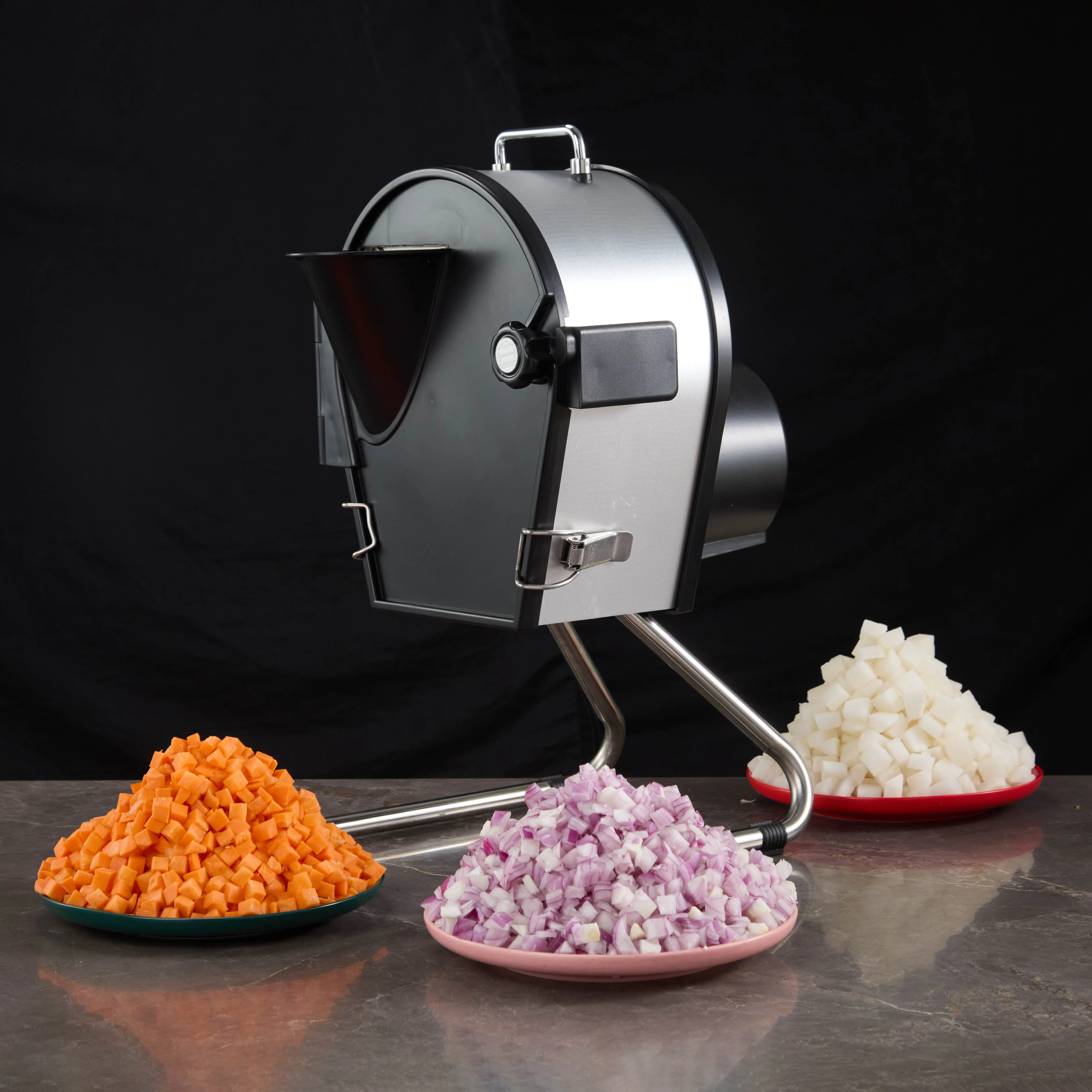 

#% Electric Small Spring Onion Cutter Scallion Shallot Chives Cutting Machine Cilantro Leek Vegetable Cutter Machine