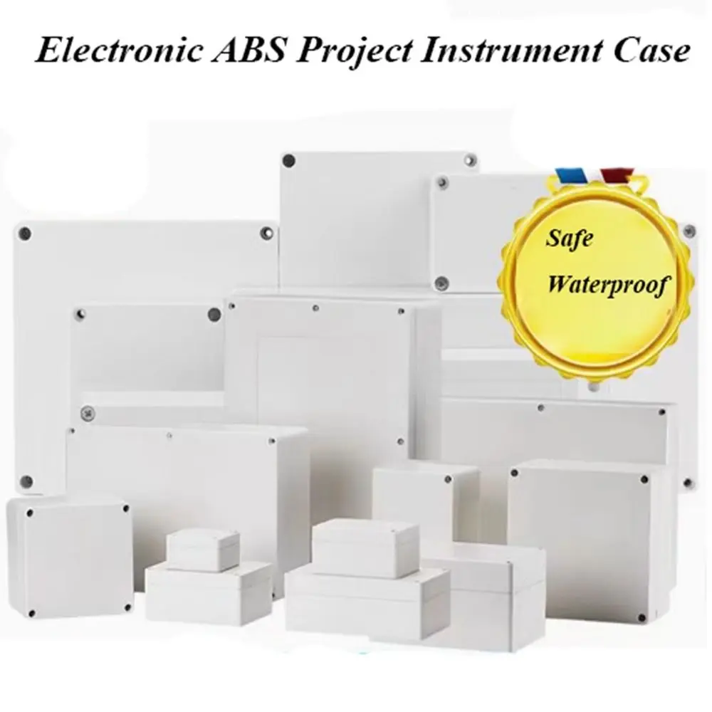 

New Waterproof Enclosure Box ABS Plastic Electrical Project Box Multistyles Electronic Project Instrument Case