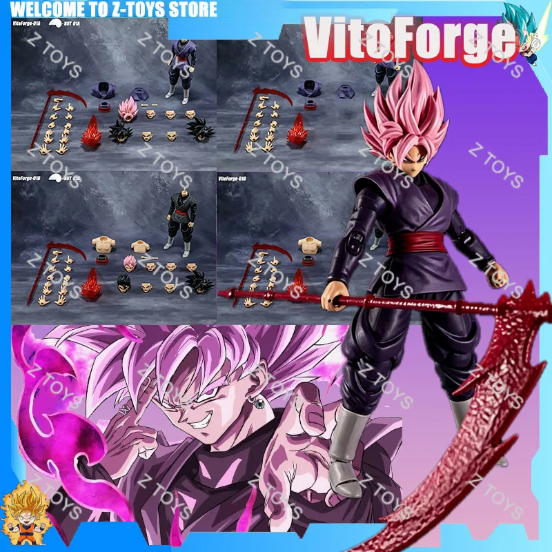 

Hot VitoForge VF Studio Dragon Ball Black Goku Anime Action Figure The Scythe Lord Goku Zamas Super Saiyan Model Toy Collection