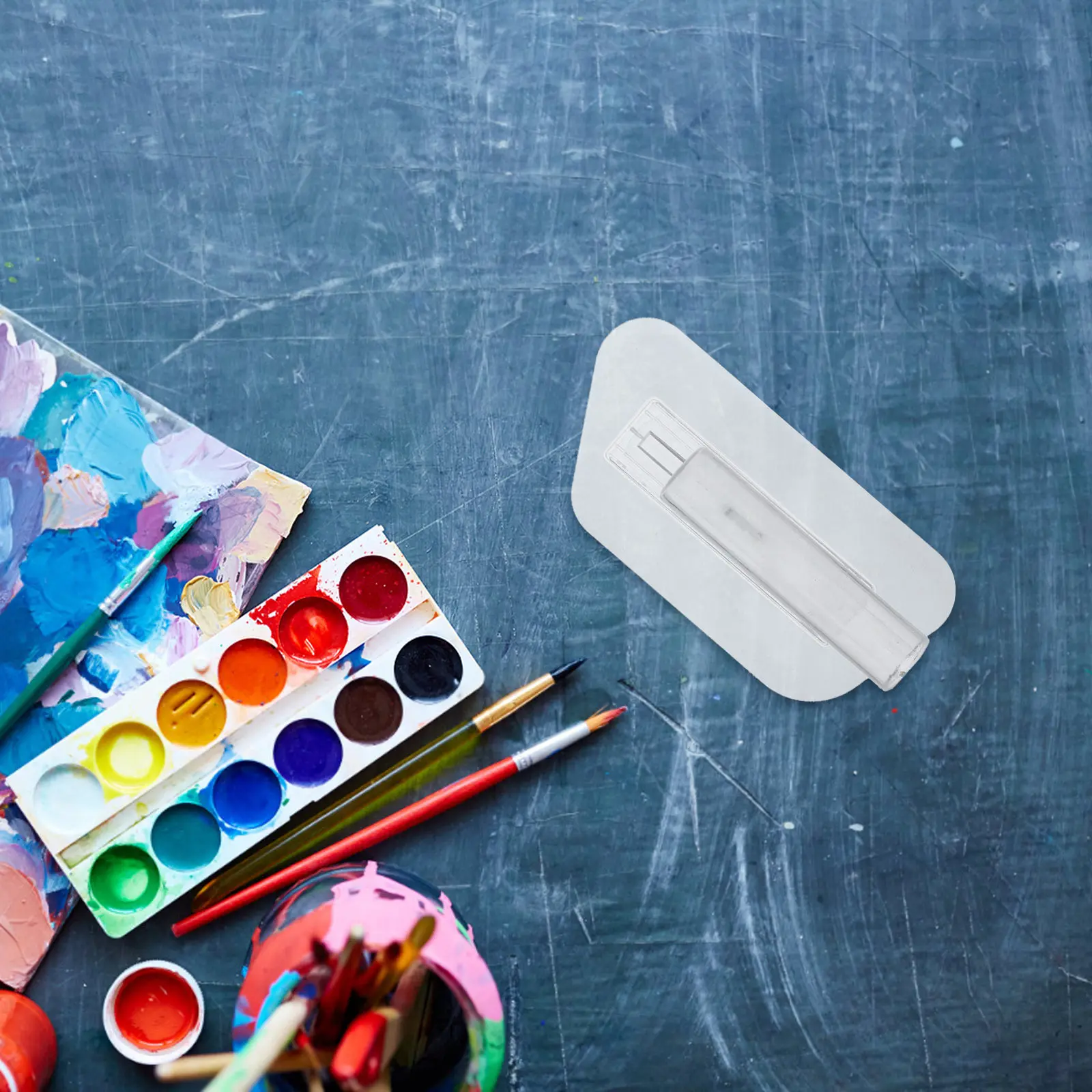 

Многоугольная прозрачная кельма для гипсокартона, плоский инструмент для финишной отделки, художественный штукатурный инструмент, ручной инструмент для бетона, цемента и кладки