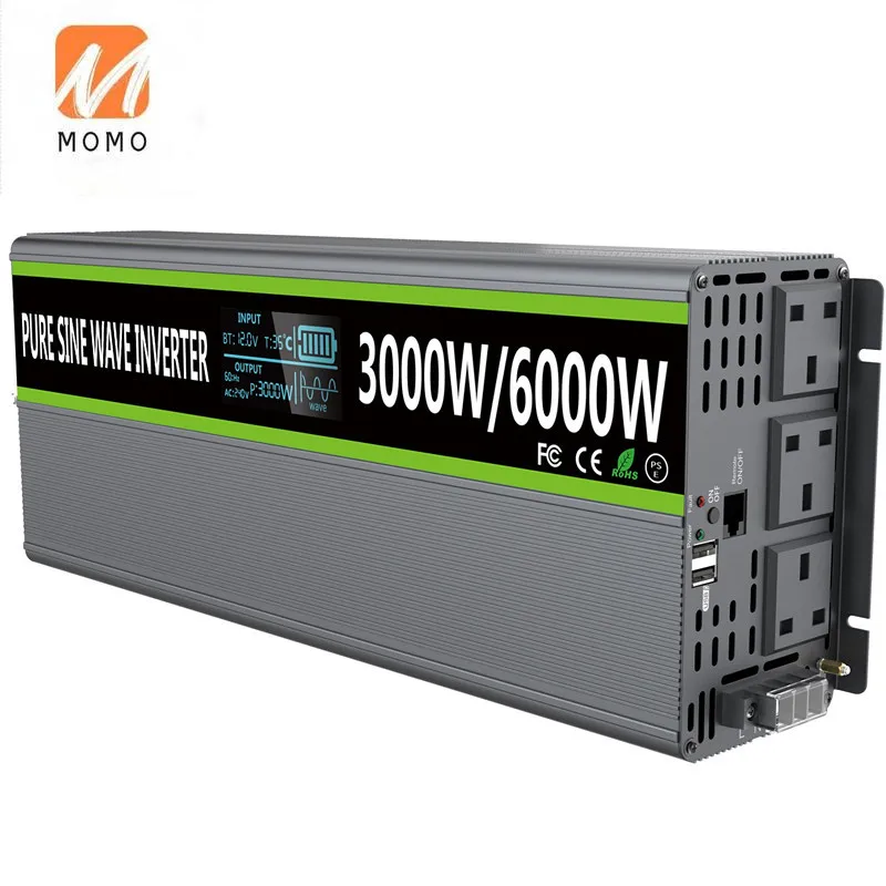 500w 1kw 2kw 3kw 5kw 6kw inversor power inverter 24v 110v 12v to 220v inventors off grid solar pure sine wave inverter