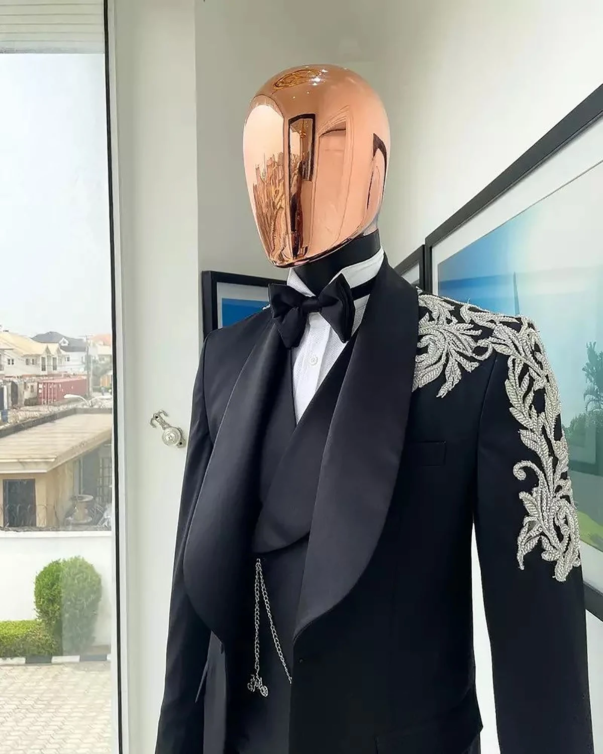 بدلات رجالية رسمية عصرية للعرس - مراجعة Men Formal Wear Modern وسعره